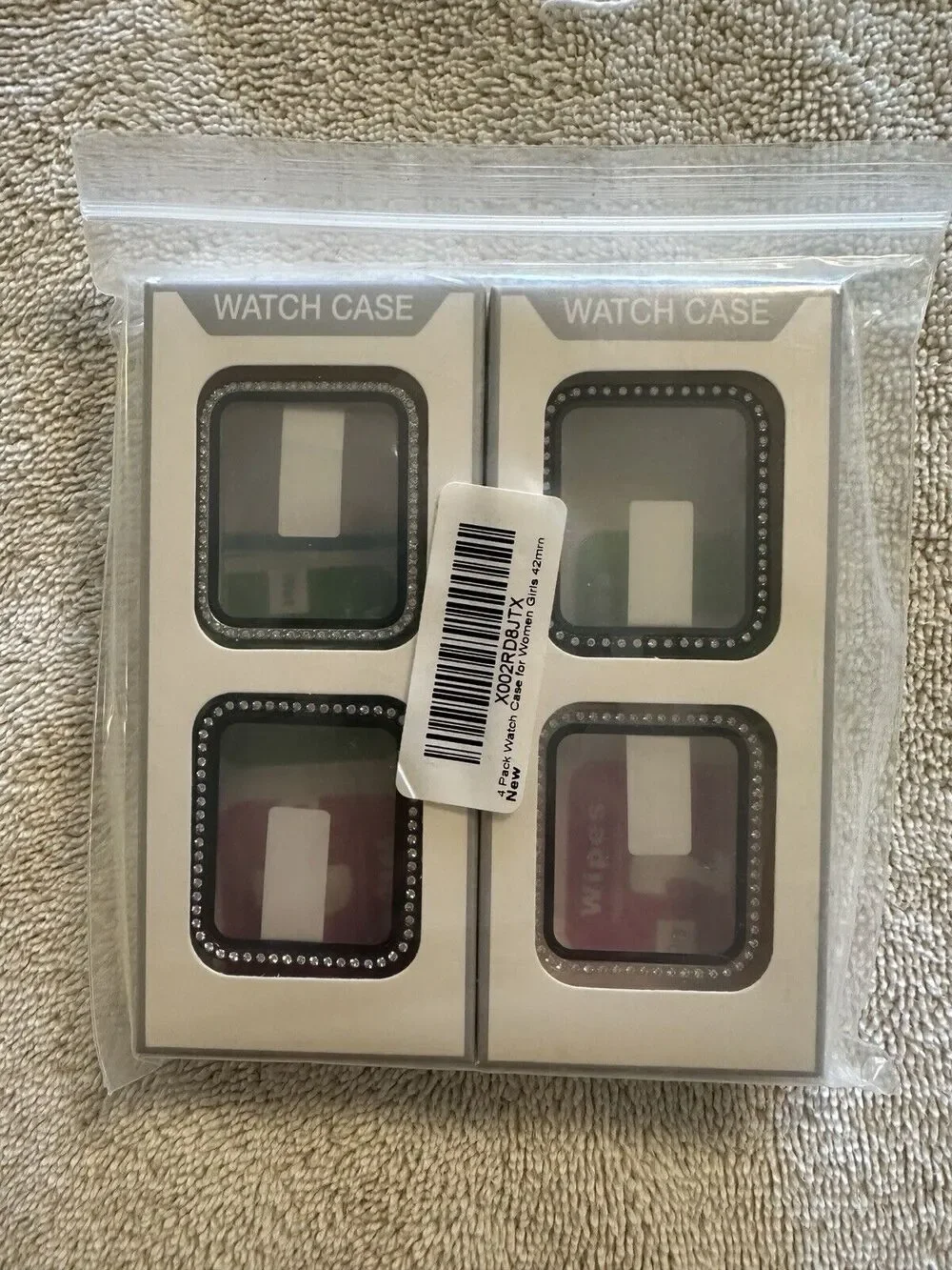 4 Pack Watch Cases for Women Girls 42mm